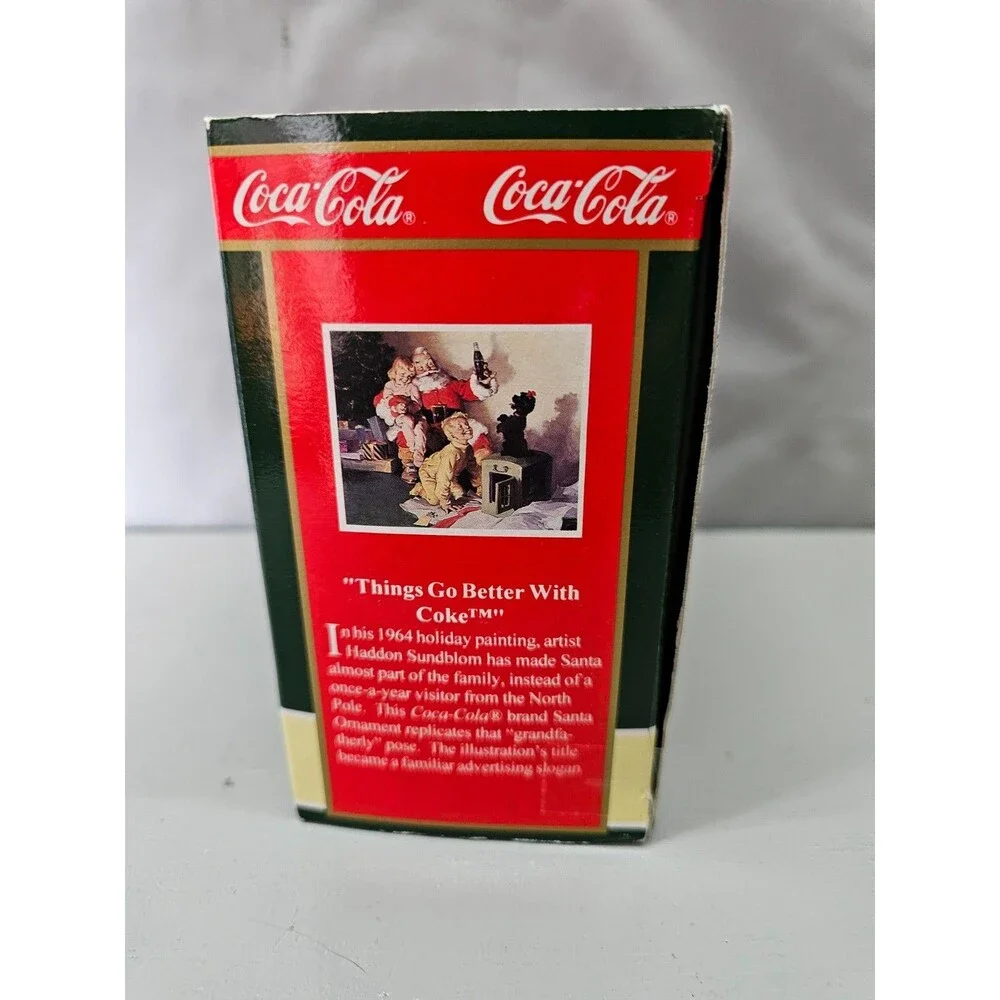 Coca Cola Trim A Tree Ornament 1995 1964 Things Go Better With Coke NIB